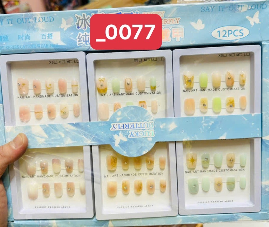 _0077 LỐC MÓNG TAY NGẮN 12 HỘP