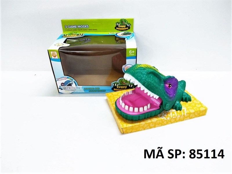 85114  HỘP KHỦNG LONG PIN CẮN TAY
