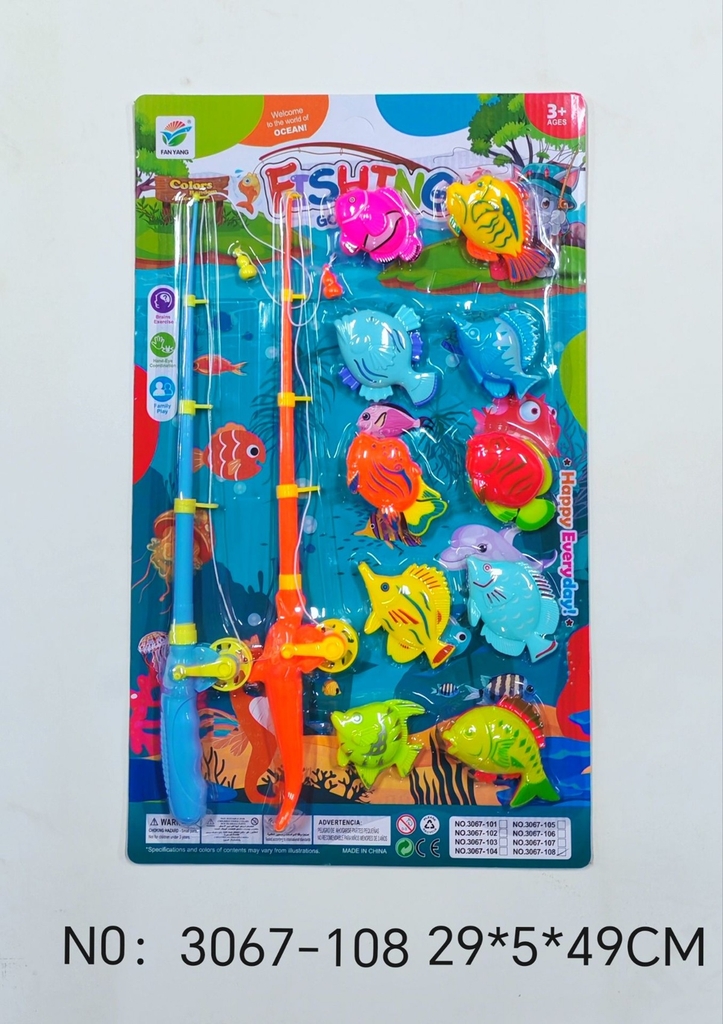 3067-108  VỈ CÂU CÁ 2 CẦN 10C