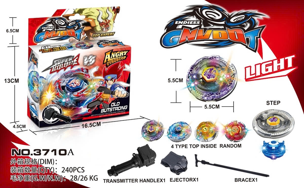 3710A  HỘP CON QUAY SẮT 1C + DÂY KÉO