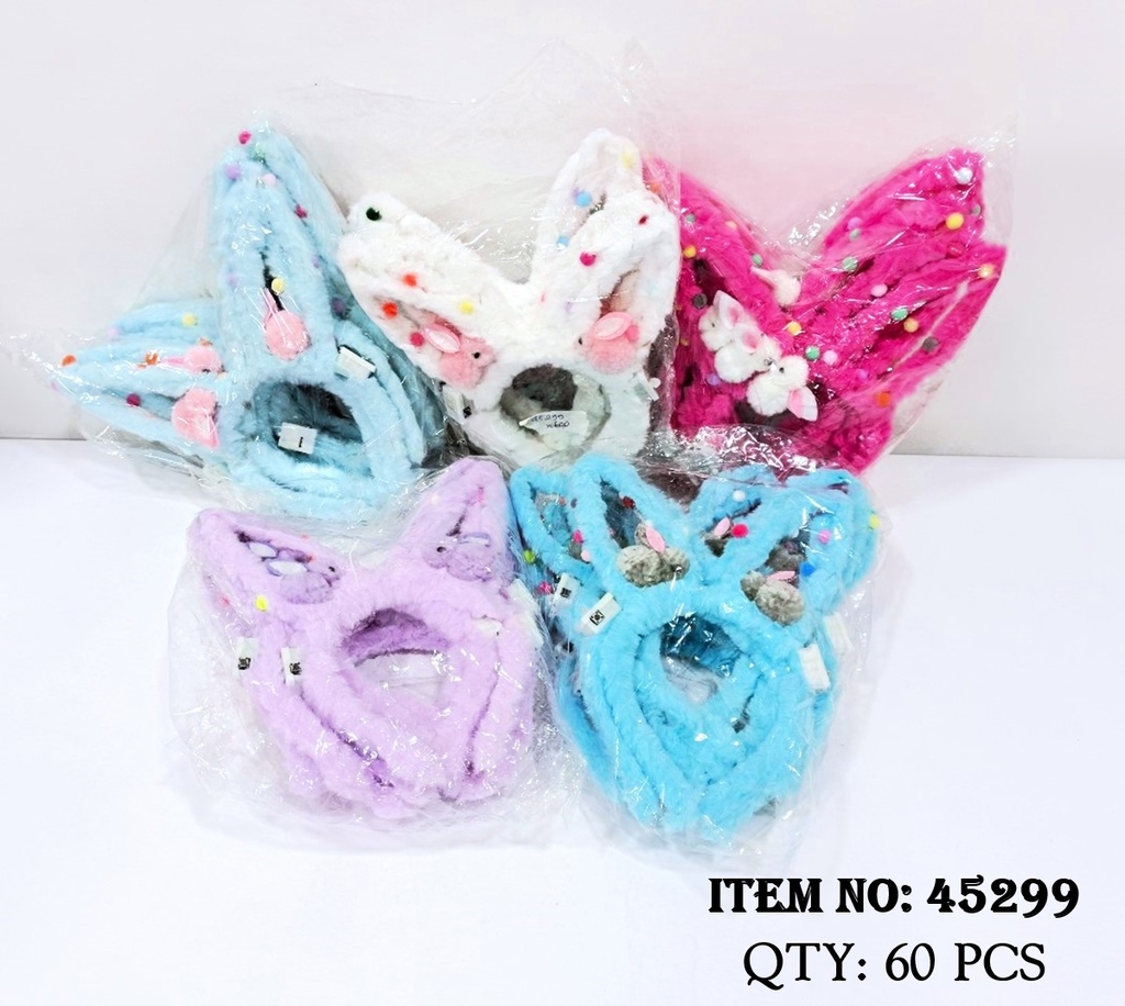 45299  TÚI 10C CÀI TÓC ĐÈN TAI THỎ + 2C THỎ