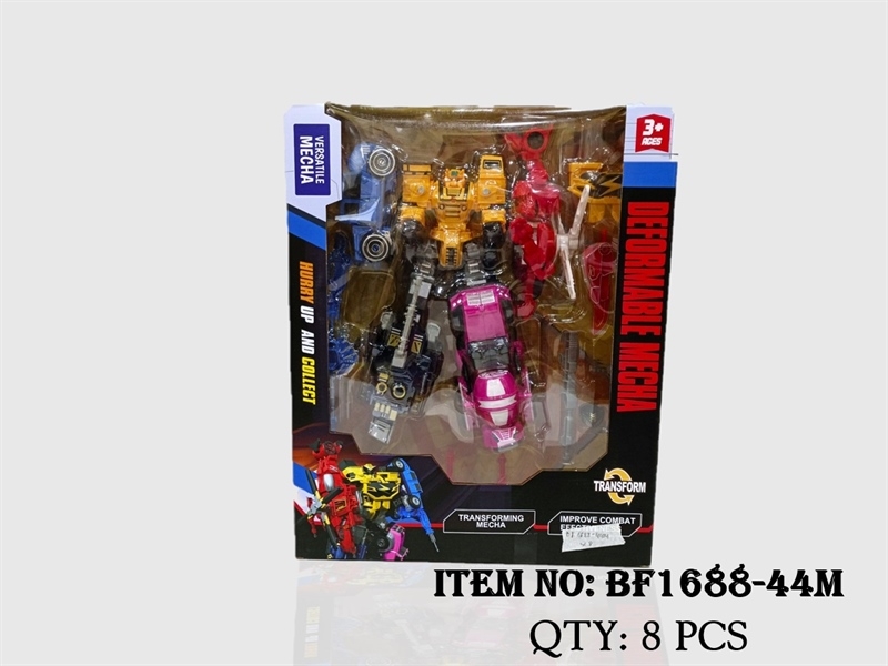 BF1688-44M  HỘP RÁP ROBO BIẾN HÌNH XE 5 IN 1