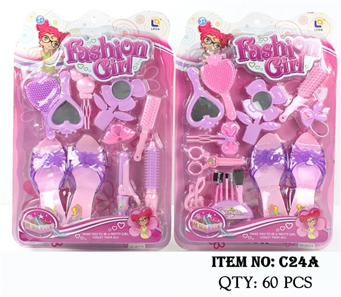 C24A  VỈ TRANG ĐIỂM GUỐC, LƯỢC, GƯƠNG, MÁY DUỖI, MÁY UỐN