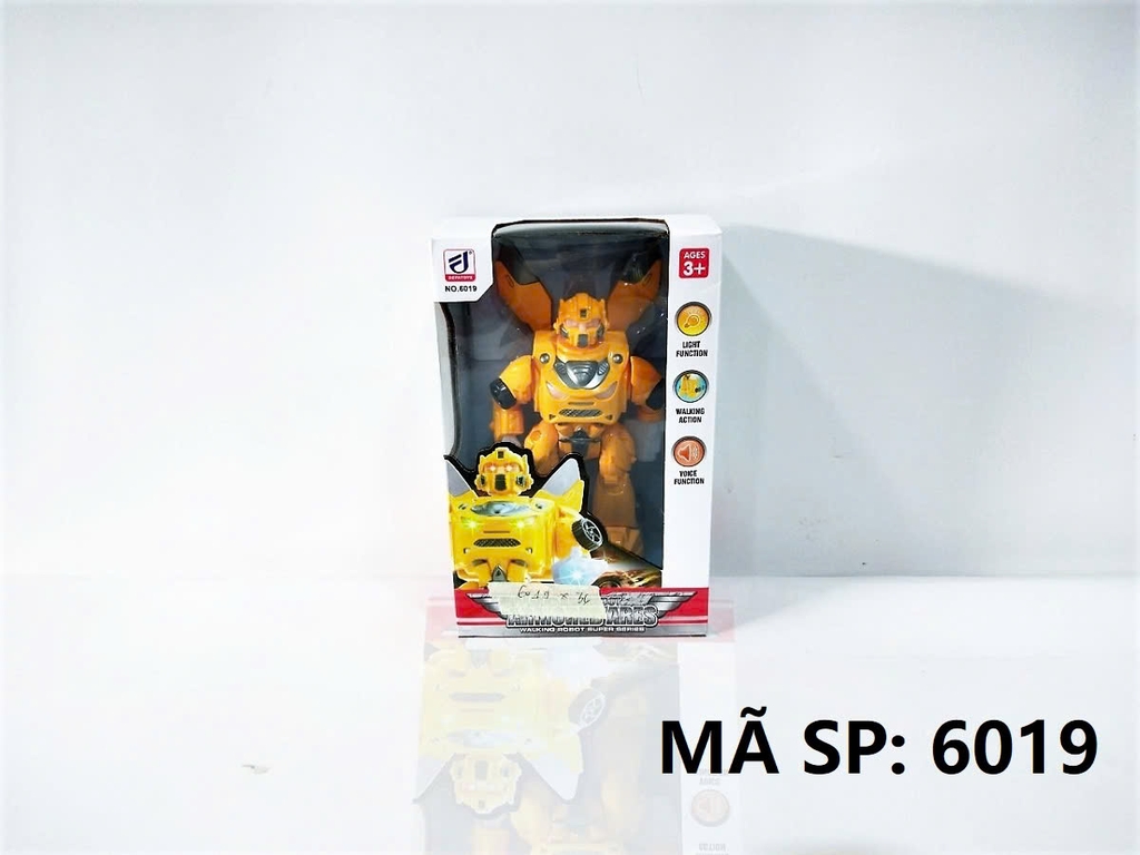 6019  HỘP ROBO PIN XE NHẠC ĐÈN