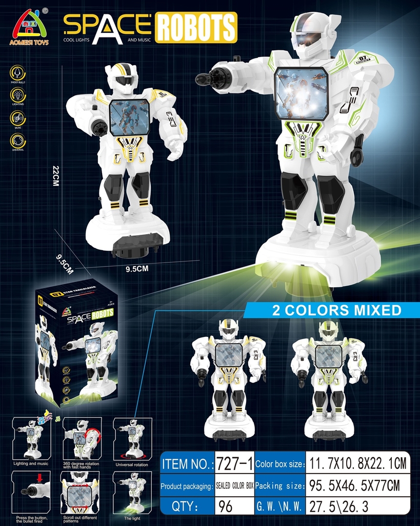 727-1  HỘP ROBO PIN
