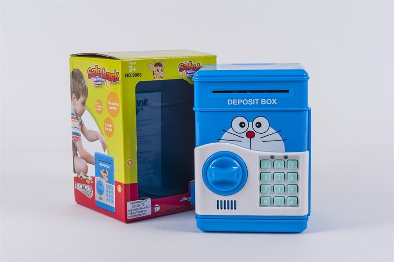 9983  HỘP MÁY RÚT TIỀN ATM MÈO DOREMON PIN