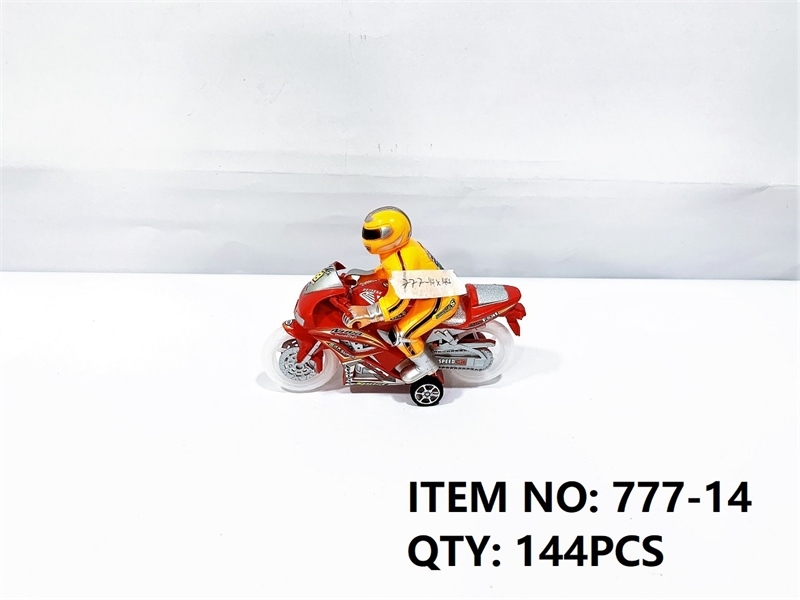 777-14  TÚI XE MOTO TRỚN CÓ NGƯỜI PIN NÚT NHẠC BÁNH ĐÈN (OPP)
