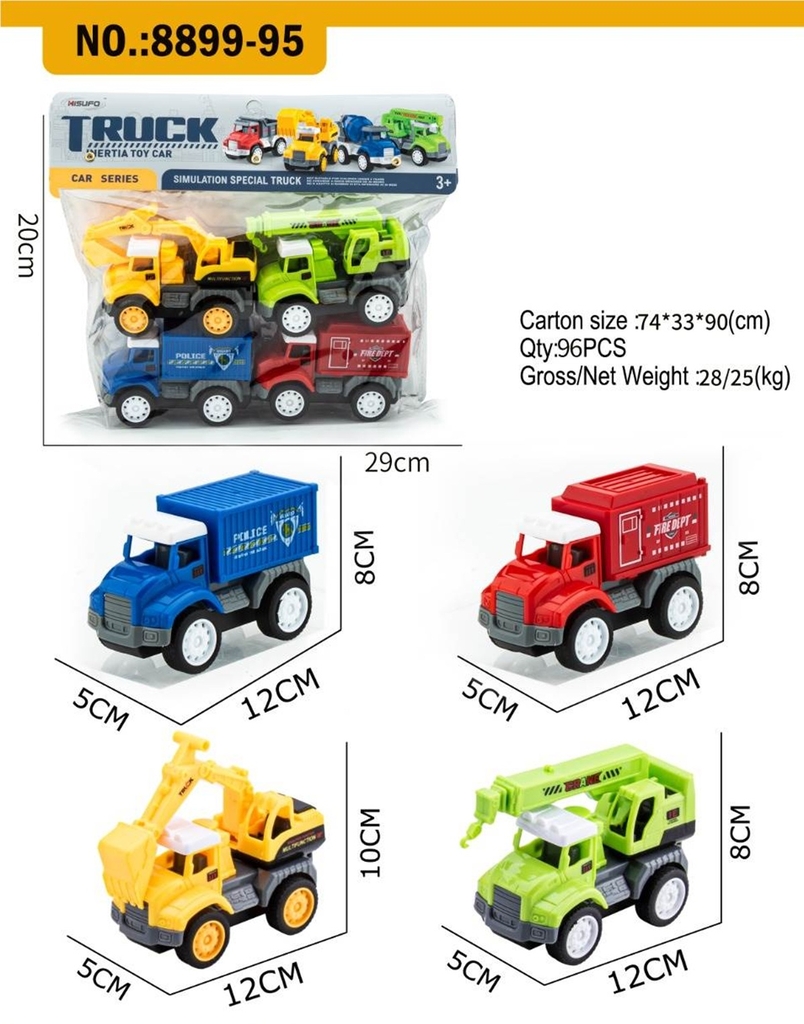 8899-95  TÚI XE CÔNG TRÌNH TRỚN 4C ĐỦ MẪU (CÀO, CẨU, TẢI)