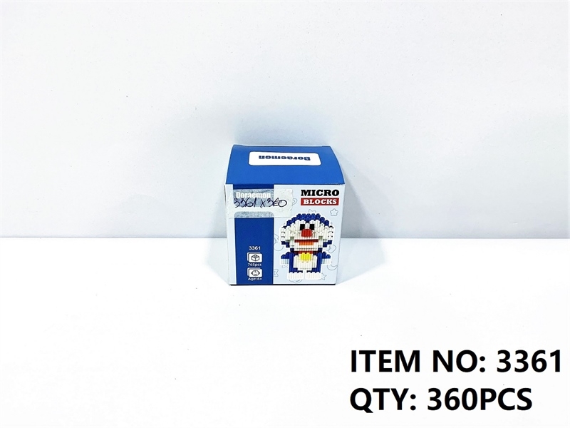 3361  HỘP LOGO RÁP 3D DOREMON 765 MIẾNG DOREMON