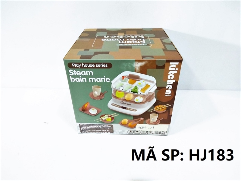 HJ183 HỘP BẾP NỒI HẤP BÁNH DIMSUM PIN KHÓI 32 MIẾNG Steam bain marie - MÀU NGẪU NHIÊN
