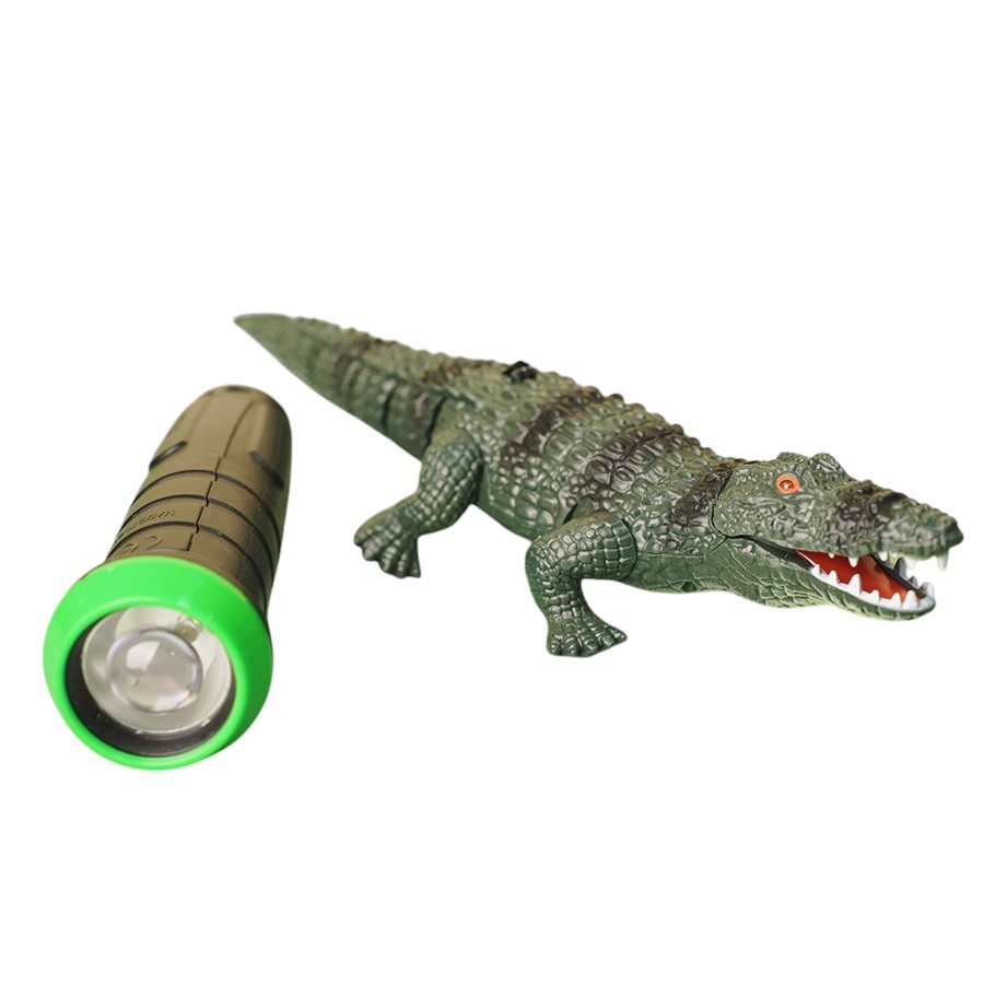 9985  HỘP CÁ SẤU ĐIỀU KHIỂN KHÔNG SẠC (PIN NÚT), REMOTE ĐÈN PIN (THÚ ĐK)