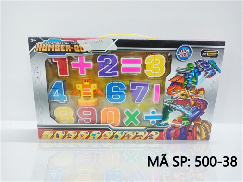 500-38  HỘP RÁP ROBO BIẾN HÌNH SỐ HỌC