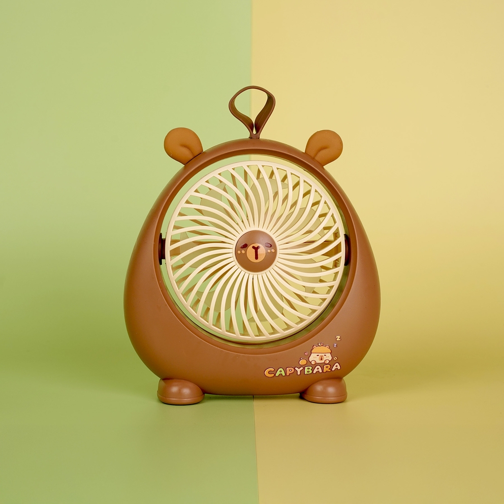 MLS6182K  HỘP QUẠT PIN CAPYBARA + SẠC USB