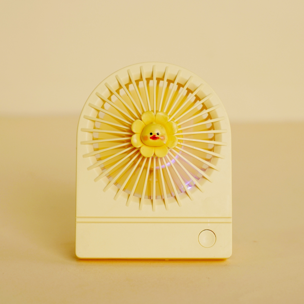 YS2202C  HỘP QUẠT BÀN PIN GẤU, ẾCH + SẠC USB