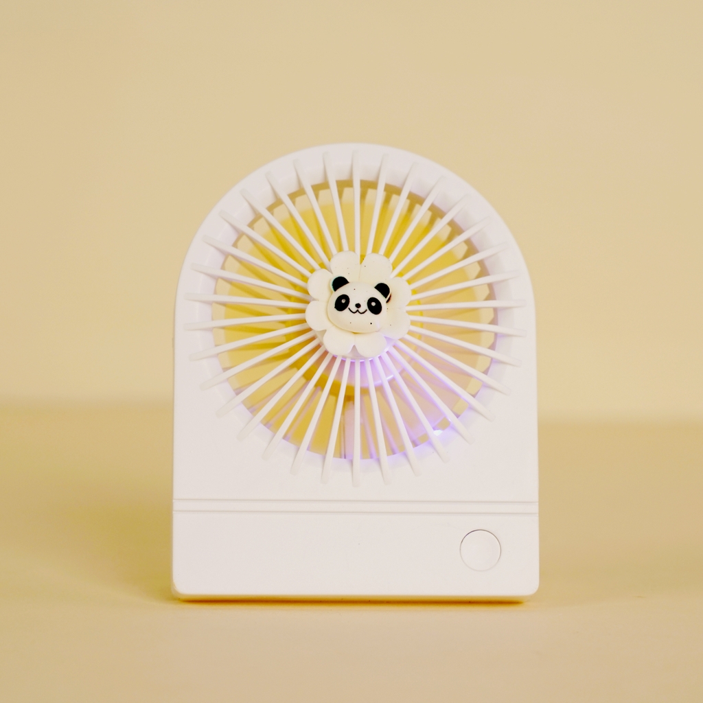 YS2202C  HỘP QUẠT BÀN PIN GẤU, ẾCH + SẠC USB