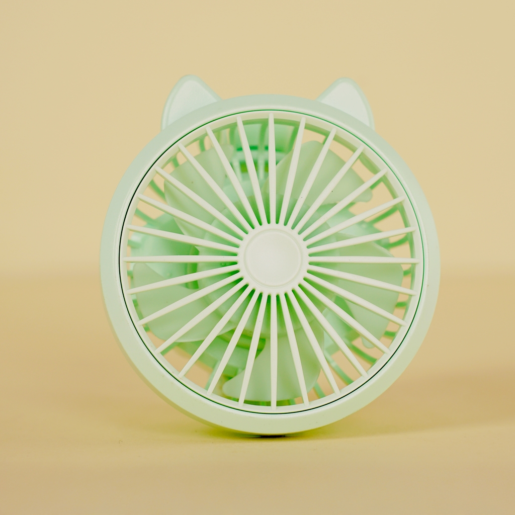 MHT712  HỘP QUẠT PIN ĐỒNG HỒ ĐEO TAY + SẠC USB