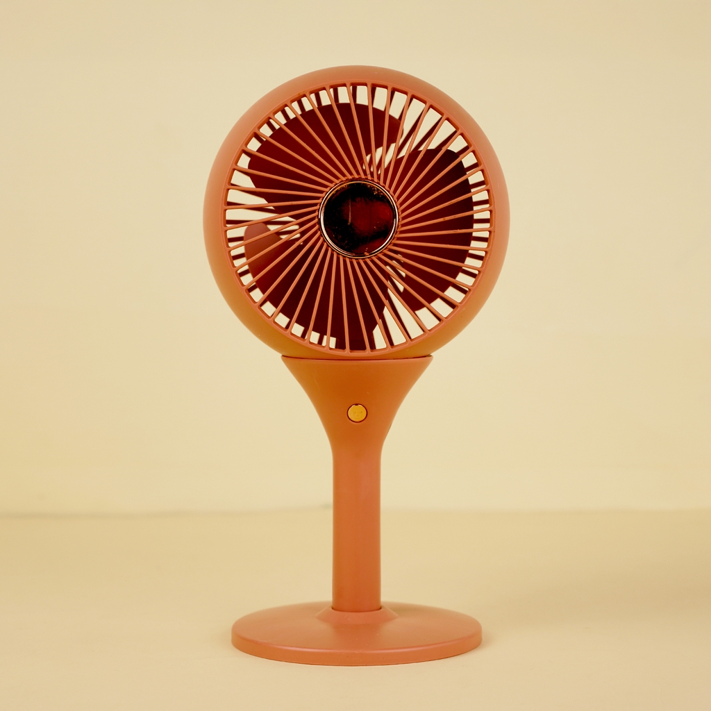 XM66-33  HỘP QUẠT BÀN PIN + SẠC USB   Desktop USB Charging Fan
