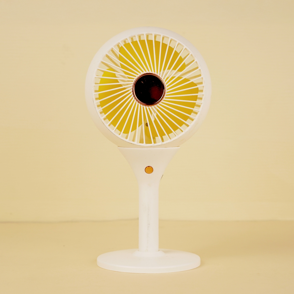 XM66-33  HỘP QUẠT BÀN PIN + SẠC USB   Desktop USB Charging Fan