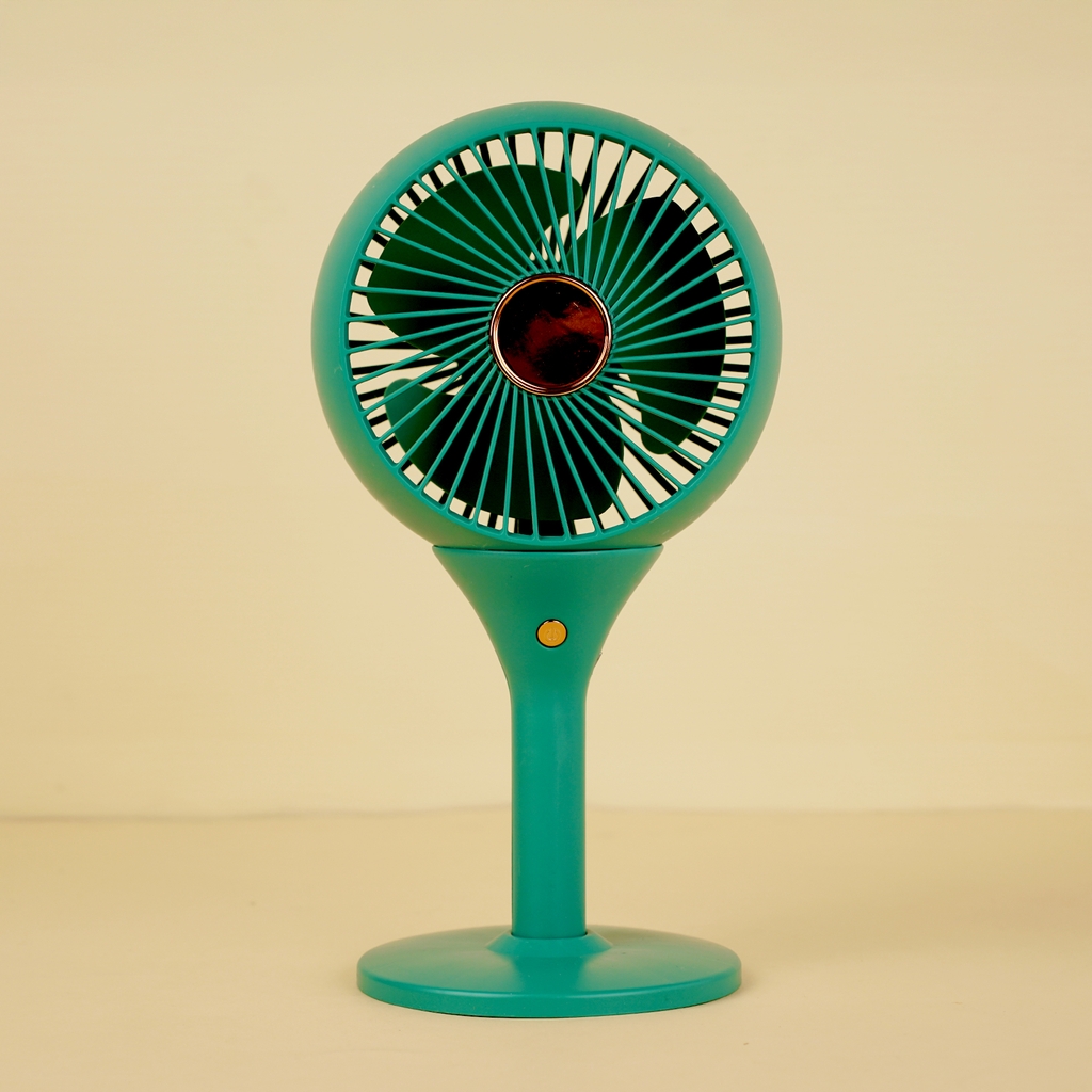 XM66-33  HỘP QUẠT BÀN PIN + SẠC USB   Desktop USB Charging Fan