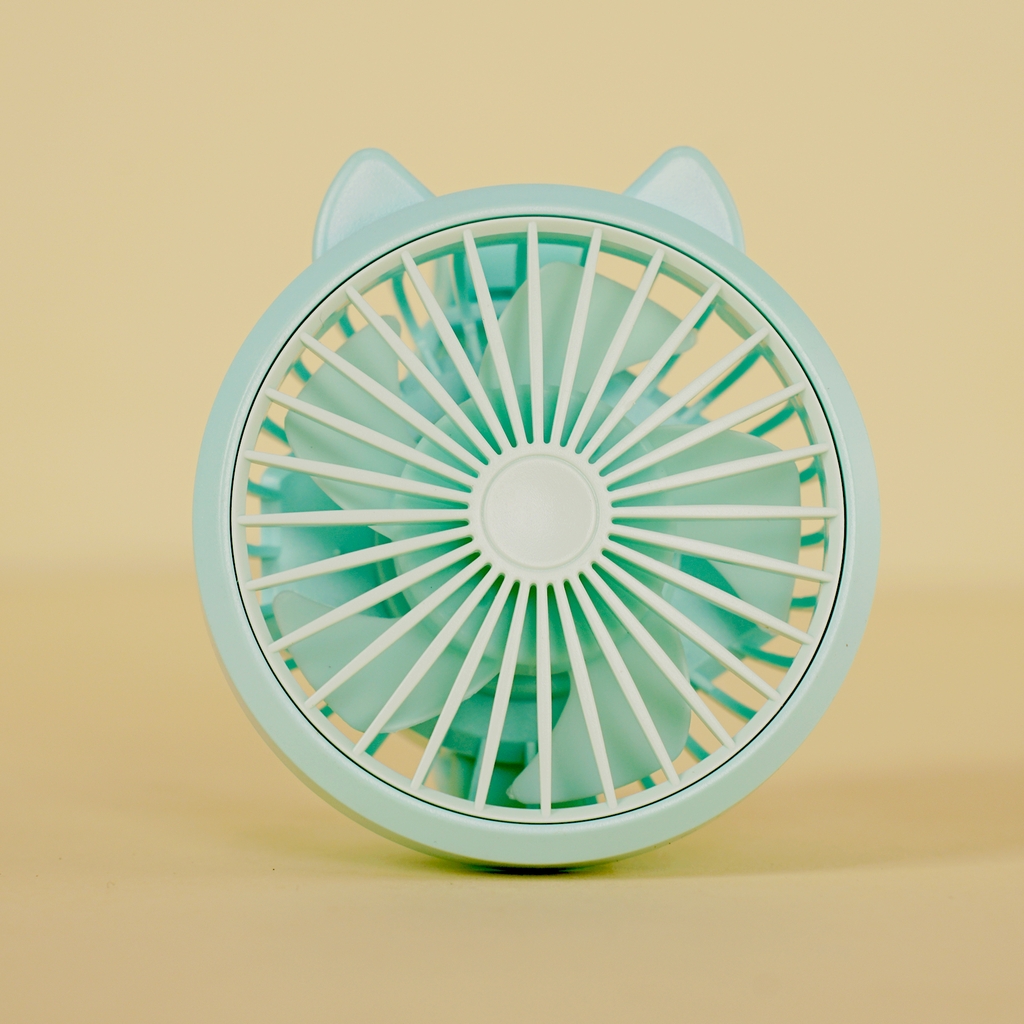 MHT712  HỘP QUẠT PIN ĐỒNG HỒ ĐEO TAY + SẠC USB