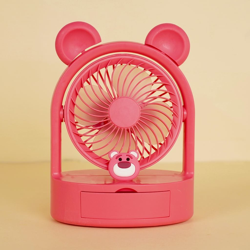 BJJ558E-H  HỘP QUẠT PIN SANRIO + SẠC USB ĐỦ MẪU