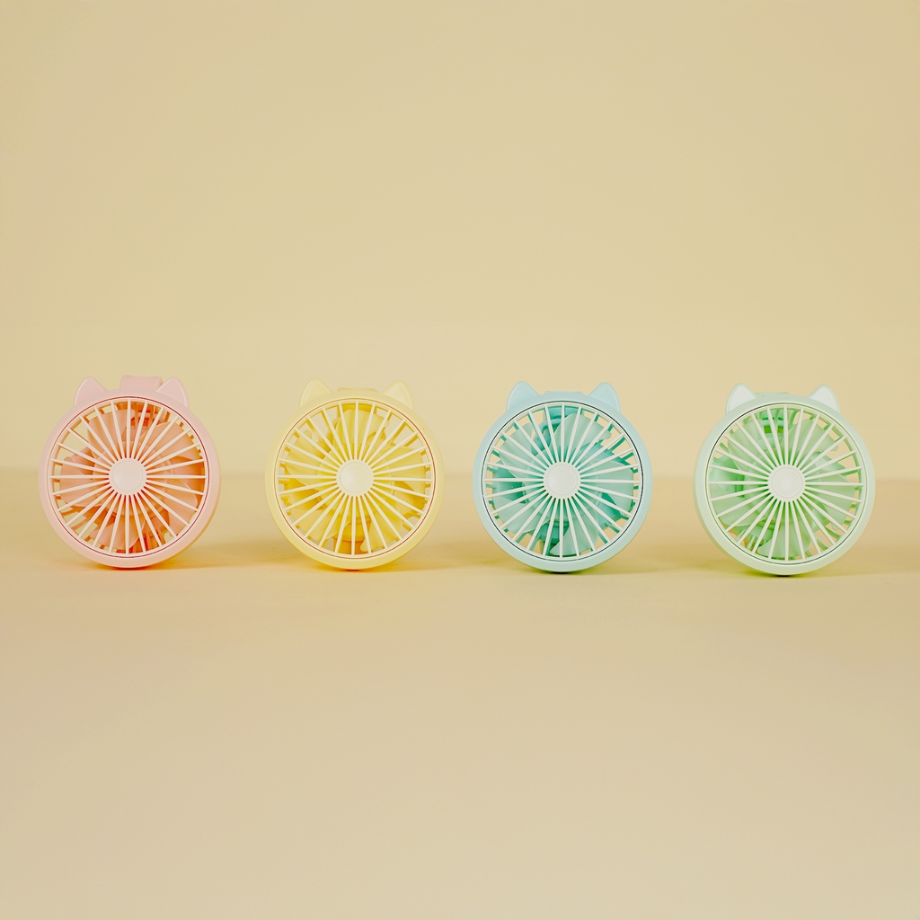 MHT712  HỘP QUẠT PIN ĐỒNG HỒ ĐEO TAY + SẠC USB