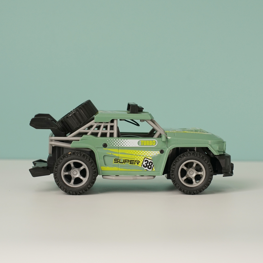 BJL200  HỘP XE HƠI ĐỊA HÌNH ĐIỀU KHIỂN 7 ĐỘNG TÁC, CÓ SẠC, TL 1:24   BJL199, BJL201, BJL202