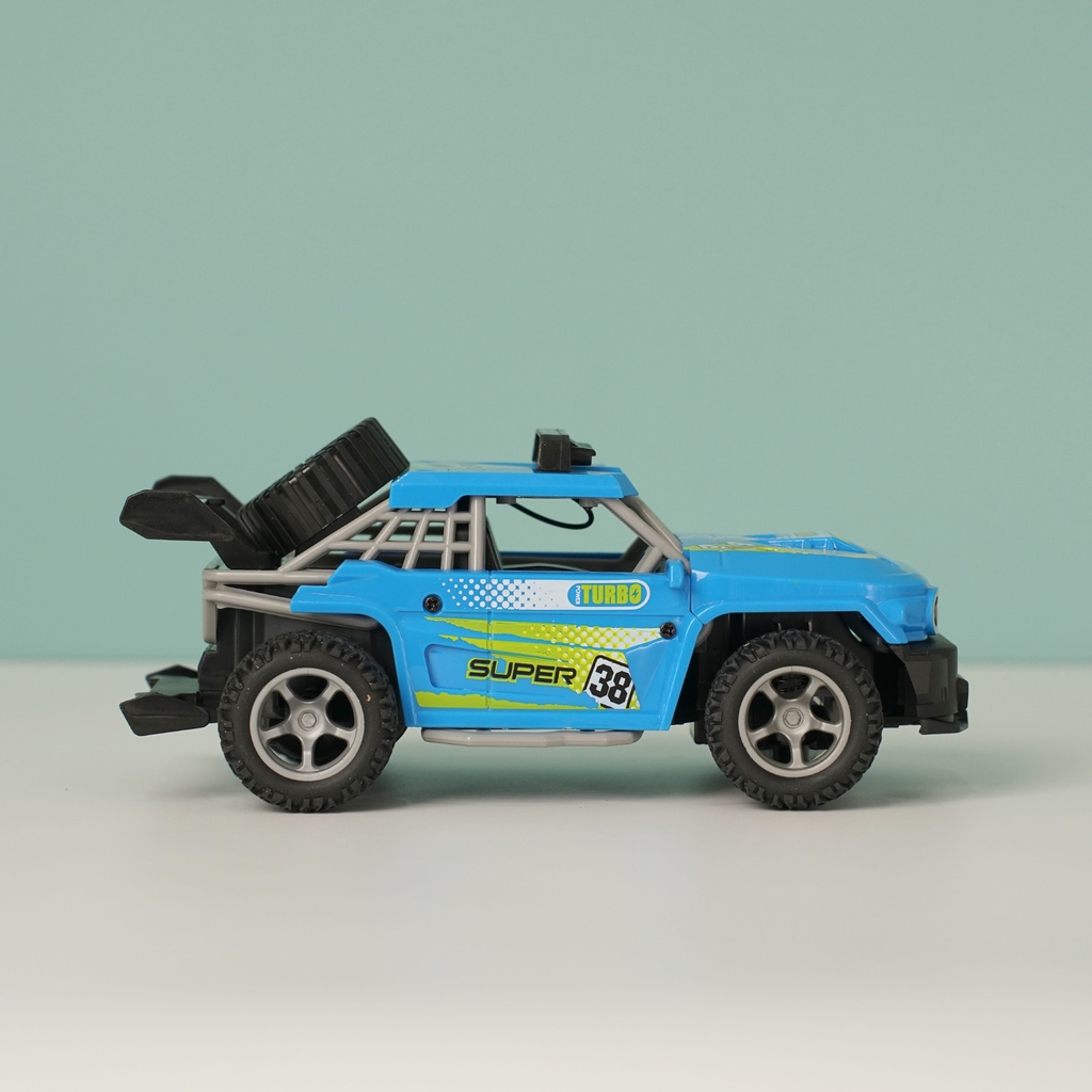 BJL200  HỘP XE HƠI ĐỊA HÌNH ĐIỀU KHIỂN 7 ĐỘNG TÁC, CÓ SẠC, TL 1:24   BJL199, BJL201, BJL202