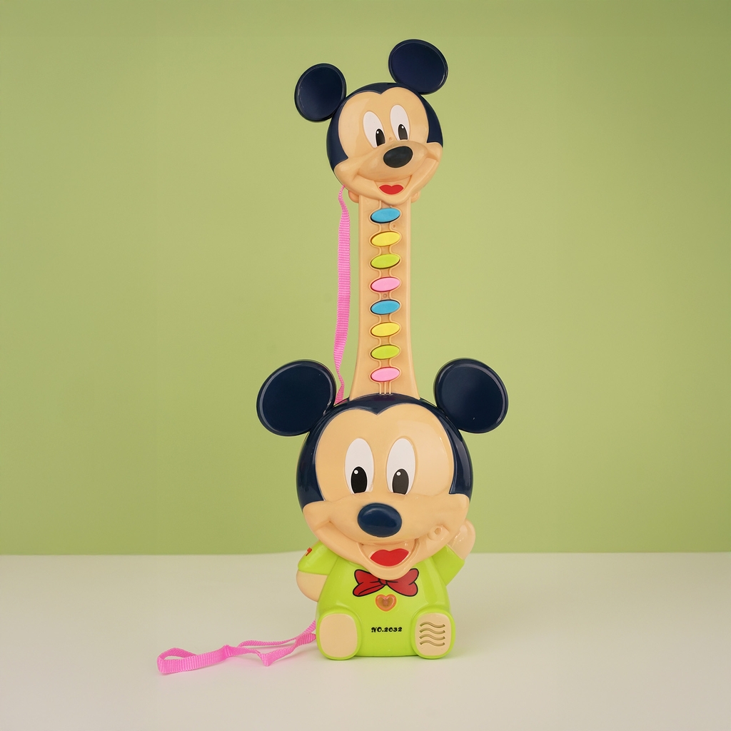 2032A  TÚI ĐÀN GHITA PIN CHUỘT MICKEY, 8 PHÍM, TIẾNG VIỆT (CÓ DÂY ĐEO)