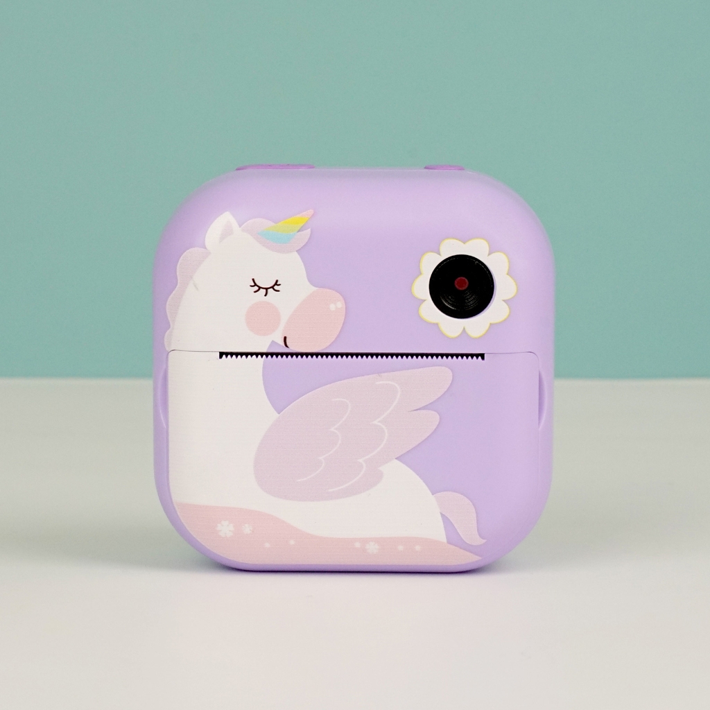 M5-D2  HỘP MÁY CHỤP HÌNH IN ẢNH PIN + VIẾT LÔNG MÀU NGỰA PONY + SẠC USB