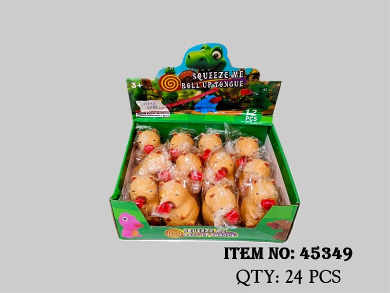 45349  HỘP BÓP LÈ LƯỠI CAPYBARA 12C (CHUỘT LANG NƯỚC)