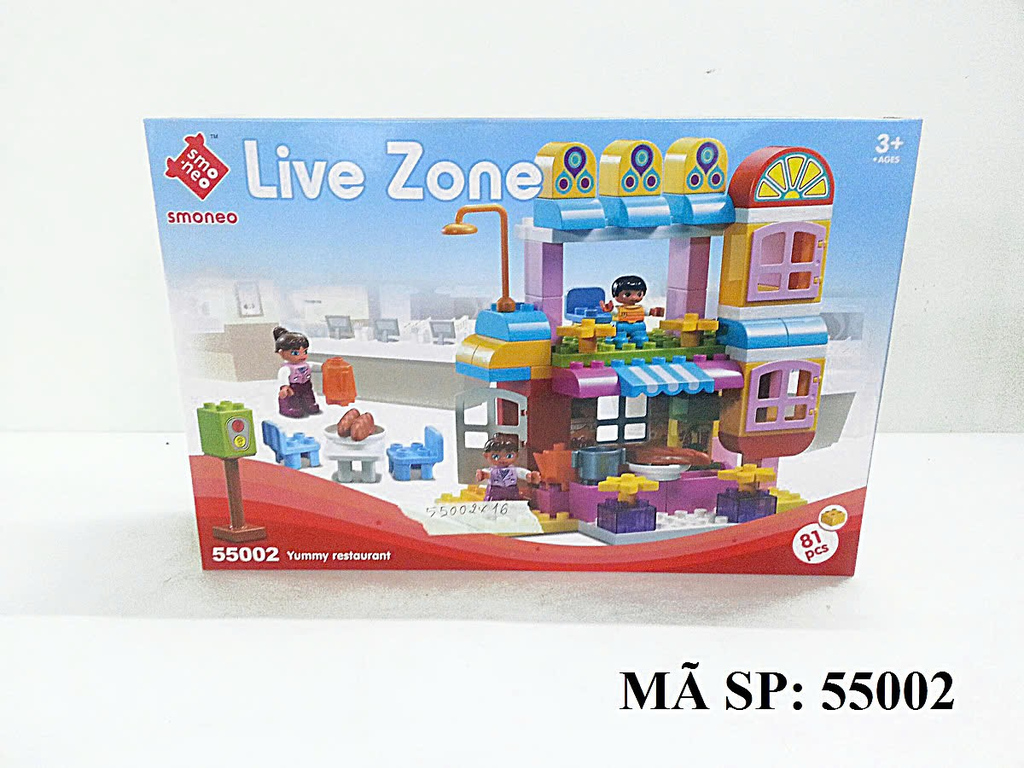 55002  HỘP LOGO RÁP NHÀ NỘI THẤT 81 MIẾNG LIVE ZONE