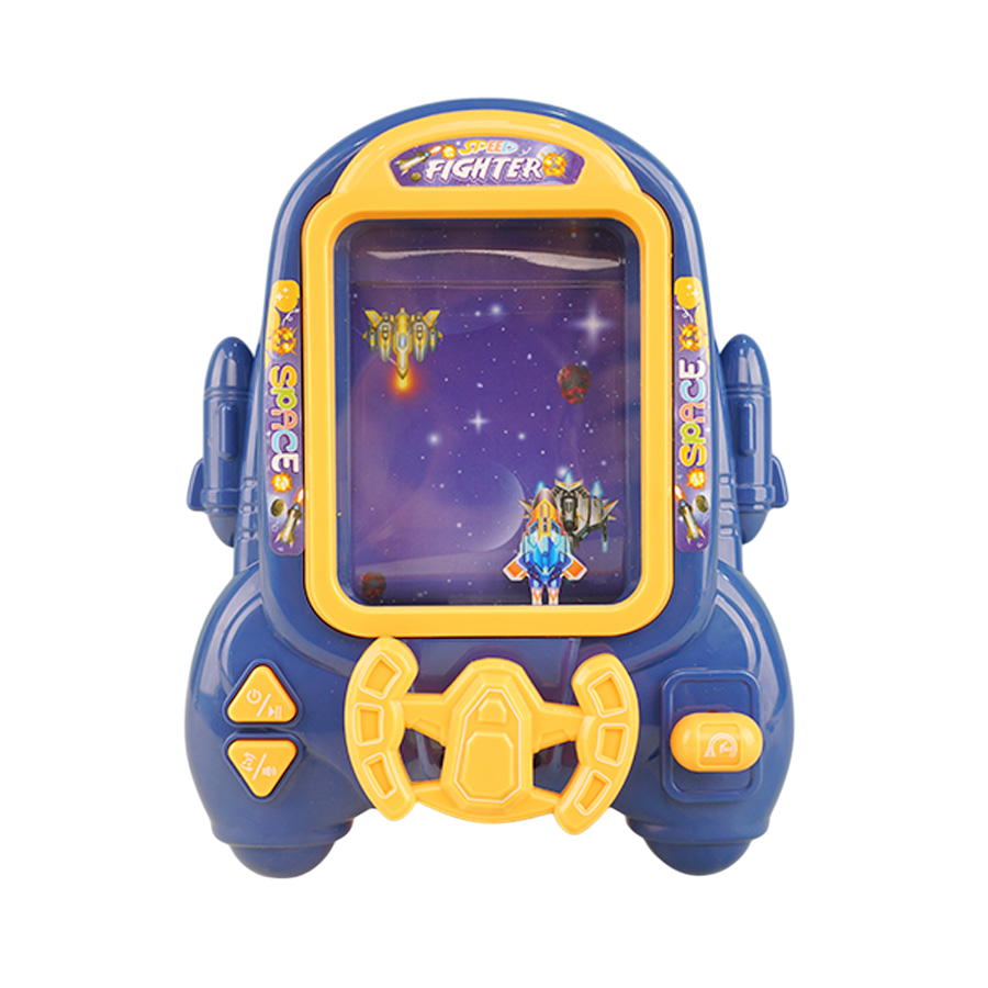 3604A  HỘP TRÒ CHƠI ĐUA XE TÀU VŨ TRỤ PIN NHẠC, MÀN HÌNH ĐIỆN TỬ, VÔ LĂNG ĐIỂU KHIỂN