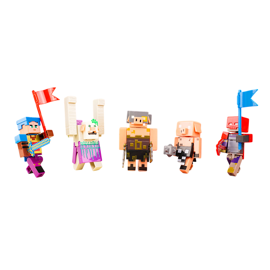 WL23116  VỈ 5C MÔ HÌNH NHÂN VẬT LOGO MINECRAFT