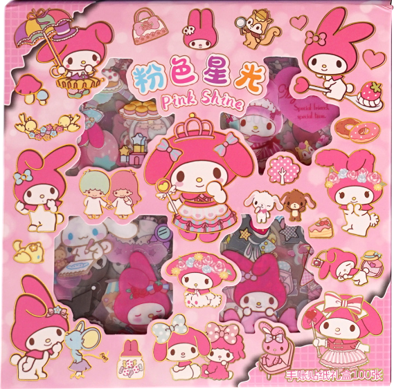 CYD-A  HỘP MIẾNG DÁN STICKER ĐỦ MẪU (DF99-001-003)