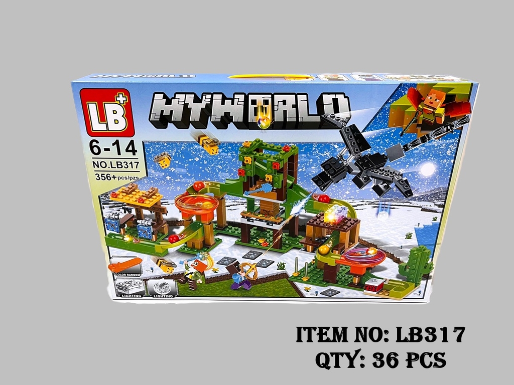 LB317  HỘP LOGO RÁP MY WORLD 356 MIẾNG