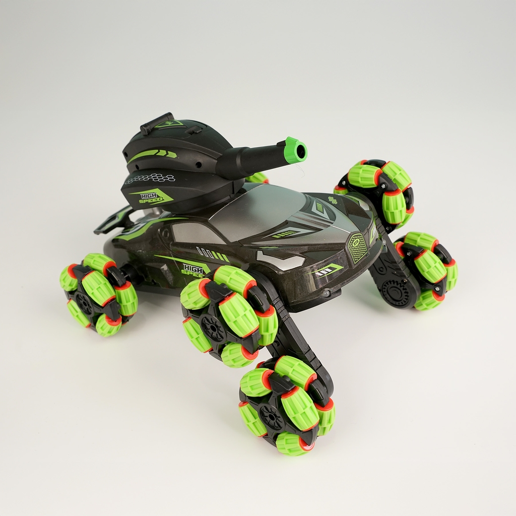 JT636  HỘP XE HƠI ĐỊA HÌNH ĐIỀU KHIỂN 7 ĐỘNG TÁC, CÓ SẠC, BẮN ĐẠN BI NƯỚC, ĐK ĐỒNG HỒ, 6 BÁNH, PHUN KHÓI