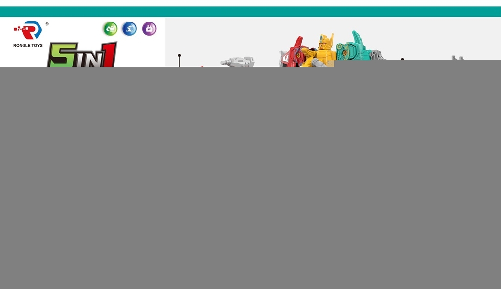 RL589-18B  TÚI XE CÔNG TRÌNH KHỦNG LONG TRỚN BIẾN HÌNH ROBO 5C ĐỦ MẪU + ỐC VÍT