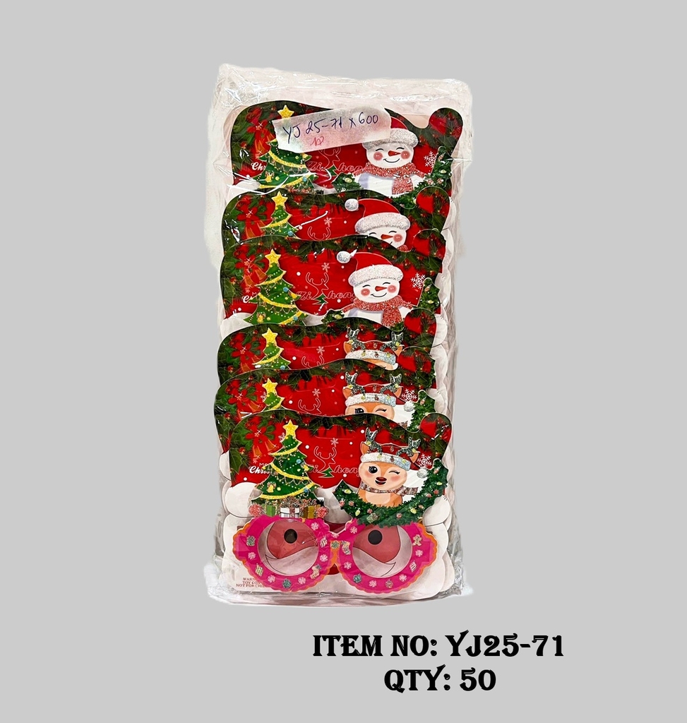 YJ25-71  TÚI 12C MẮT KIẾNG NOEL CÂY THÔNG