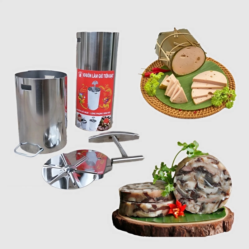 Khuôn Giò Chả - Vietnamese Spring Roll/Pork Loaf Mold | 1kg Capacity