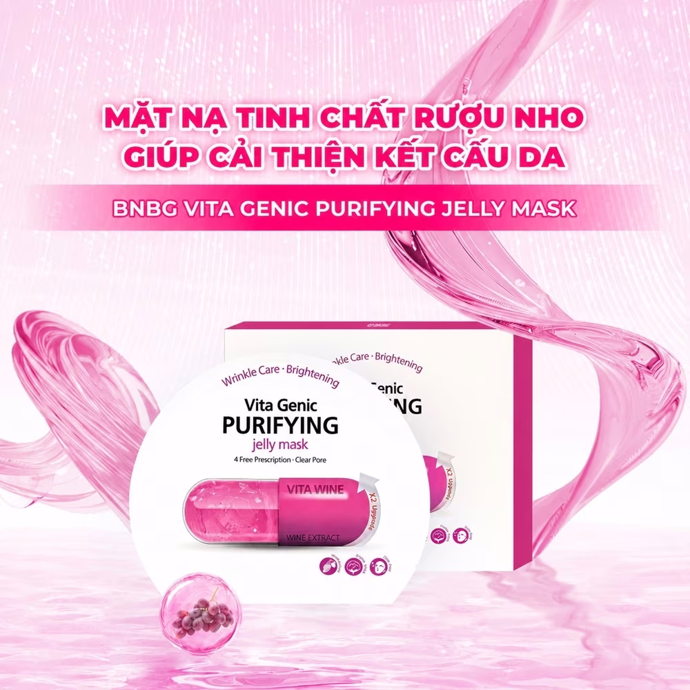 Mặt Nạ Làm Sạch Da BNBG Purifying Jelly Mask 30ml (Hồng)