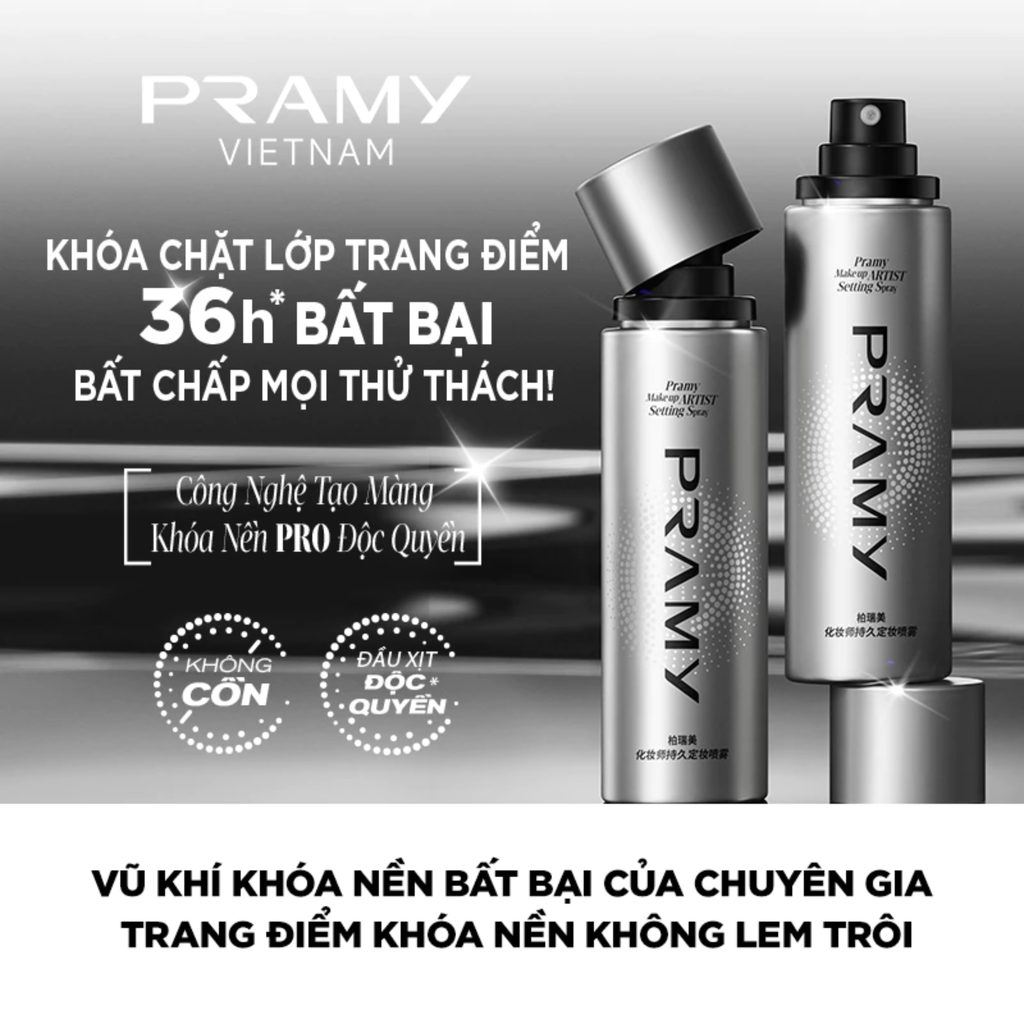 Xịt Khoá Nền Makeup Artist Khóa Chặt Lớp Trang Điểm Bền Bỉ Kiềm Dầu Lâu Trôi Dưỡng Ẩm Setting Spray