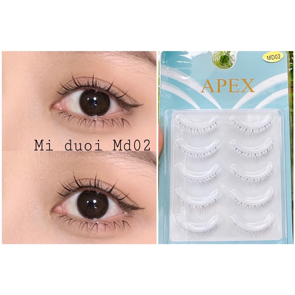 Lông Mi Giả Gân Trong Apex (Mi Dưới)