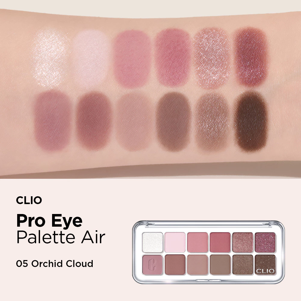 Bảng Phấn Mắt 12 Ô Clio Pro Eye Palette Air 7.2g