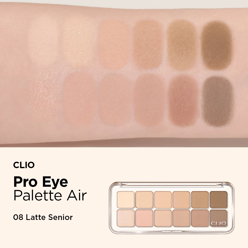 Bảng Phấn Mắt 12 Ô Clio Pro Eye Palette Air 7.2g
