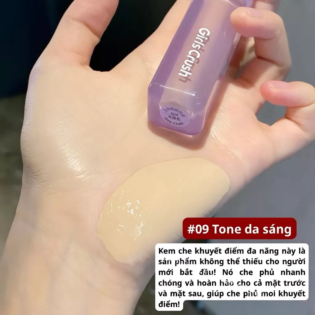 Kem Che Khuyết Điểm Girls Crush Watery Velvet Liquid Concealer
