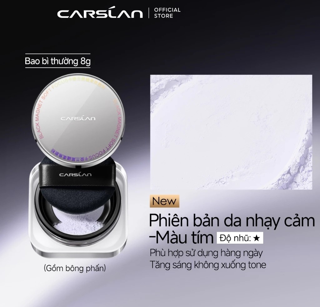 Phấn Phủ Bột Kiềm Dầu Carslan 8g