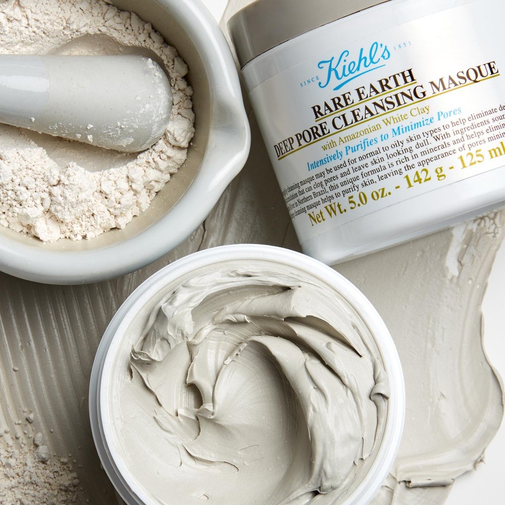 Mặt Nạ Hút Dầu , Làm Sạch Lỗ Chân Lông Đất Sét Kiehl's Rare Earth Deep Pore Mask
