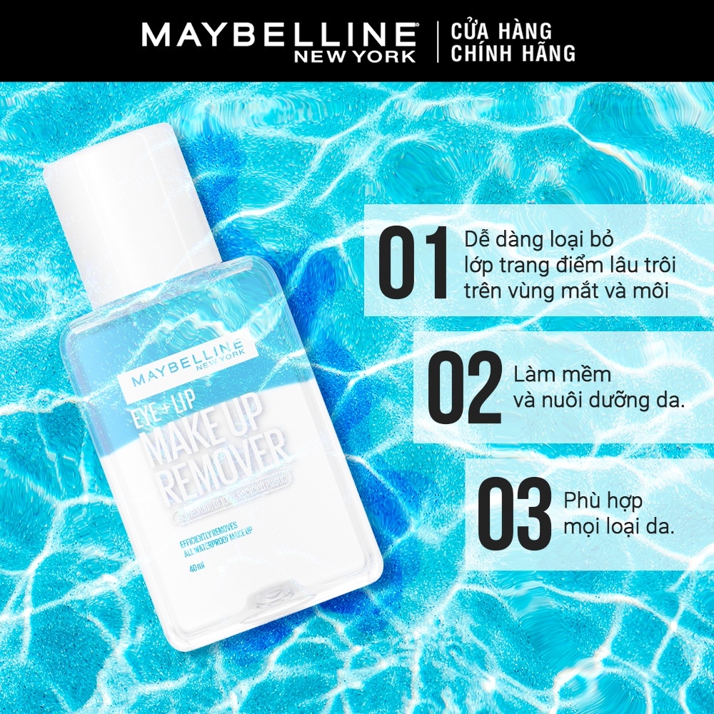 Nước Tẩy Trang Dành Cho Mắt Môi Maybelline Eye & Lip Makeup Remover