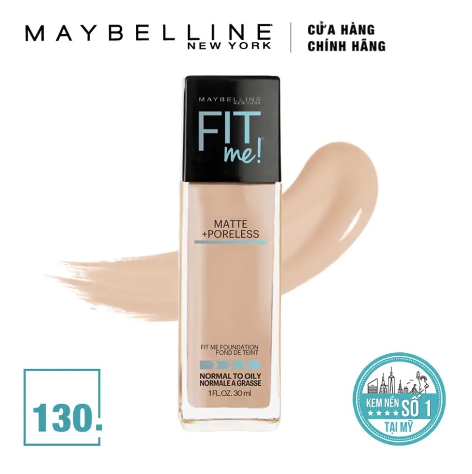 Kem Nền Maybelline Fit Me Matte & Poreless Foundation